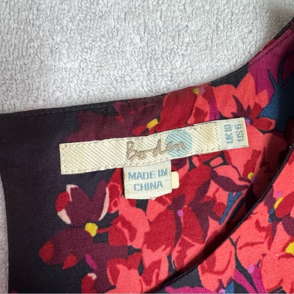 Boden Floral Blouse - jewel tones - Picture 2 of 2